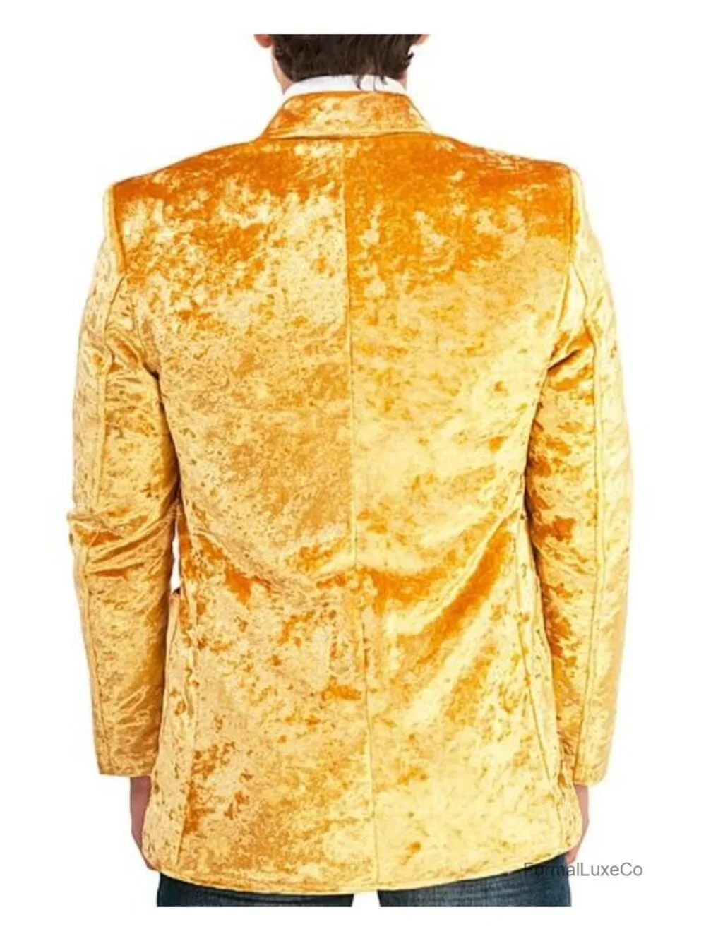 Vintage 70s Velvet Slim Fit Blazer Jacket for Weddings & Parties